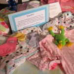 A peek into the layettes given to newborn babies. Layettes are distributed through Memorial Hospital and St. Joseph Health System.